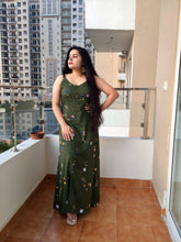 Olive Green Dress